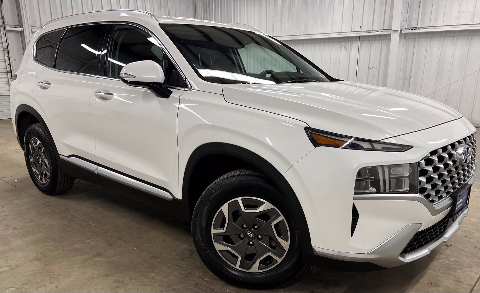 Used 2022 Hyundai Santa Fe Blue AWD/4WD image 1