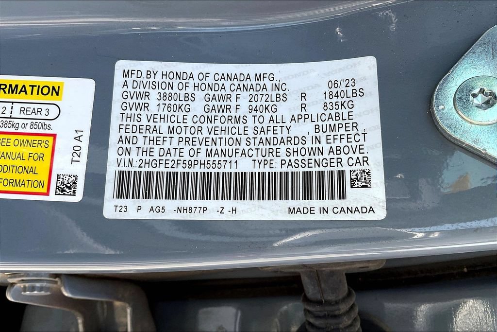 Used 2023 Honda Civic Sport image 32