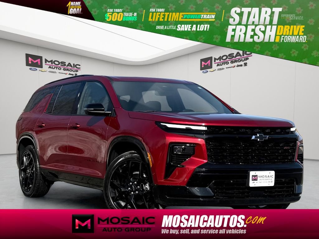 Used 2025 Chevrolet Traverse RS w/ LPO, Floor Liner Package AWD/4WD image 1
