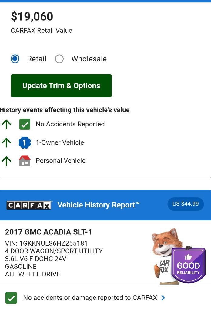 Used 2017 GMC Acadia SLT image 3