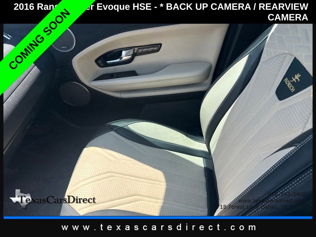 Used 2016 Land Rover Range Rover Evoque HSE AWD/4WD image 8