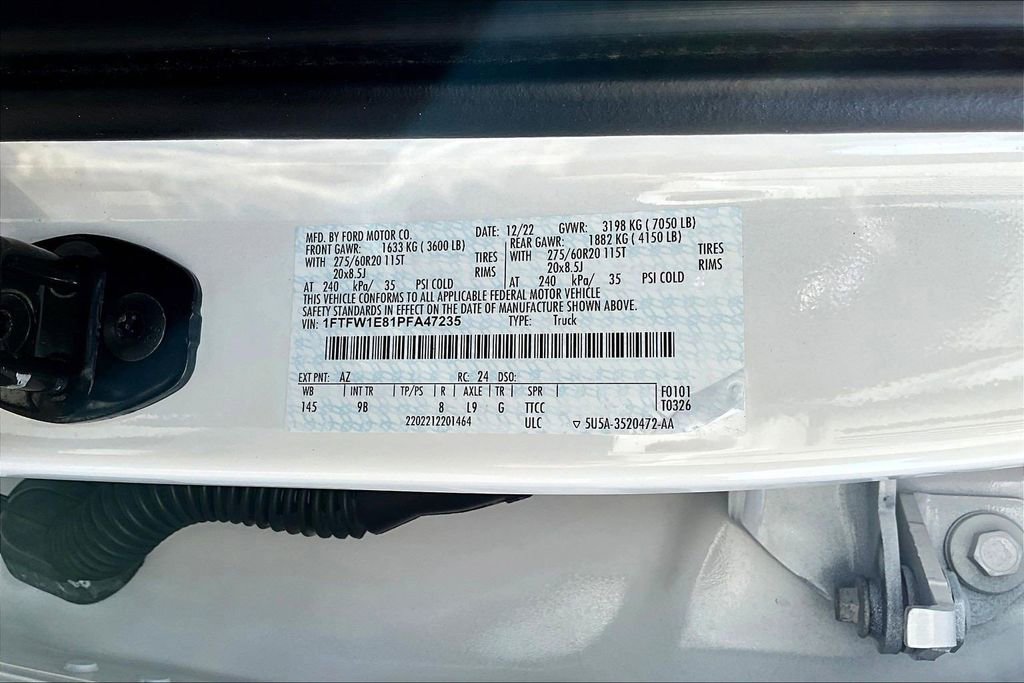 Used 2023 Ford F150 Platinum w/ Equipment Group 701A High image 22