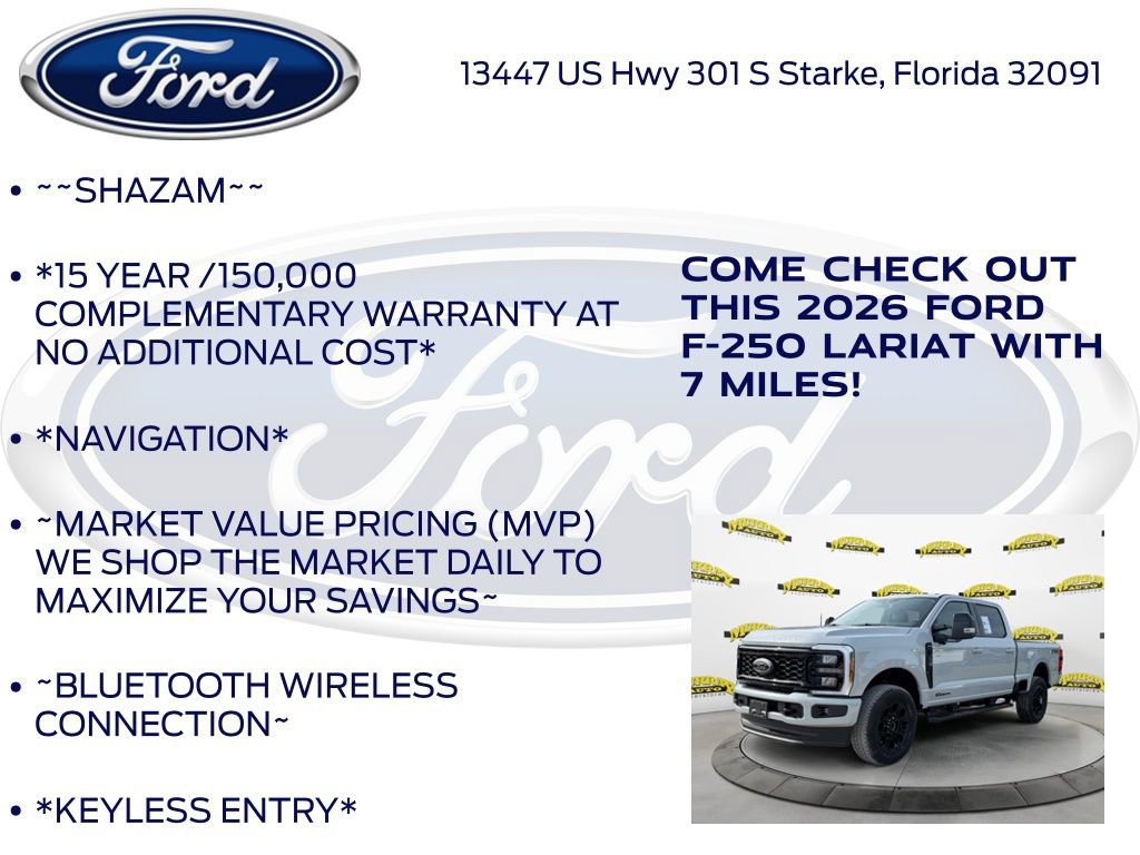 New 2026 Ford F250 Lariat image 5