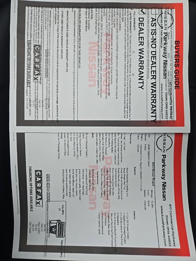 Used 2023 Nissan Rogue SV w/ SV Premium B Package image 43