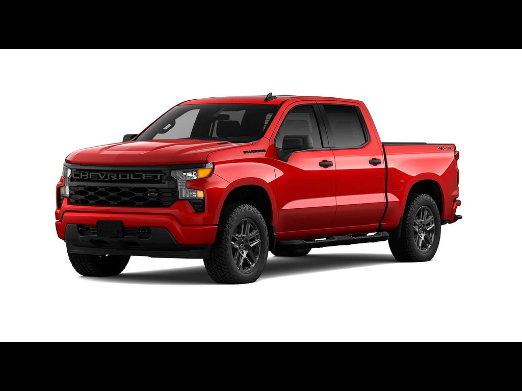 New 2026 Chevrolet Silverado 1500 Custom w/ Turbomax Blackout Package AWD/4WD image 85