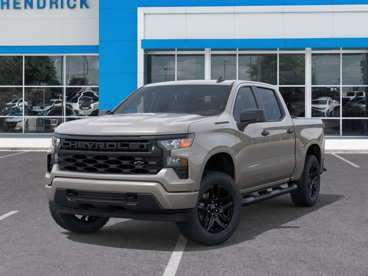 New 2026 Chevrolet Silverado 1500 Custom w/ Turbomax Blackout Package AWD/4WD image 8