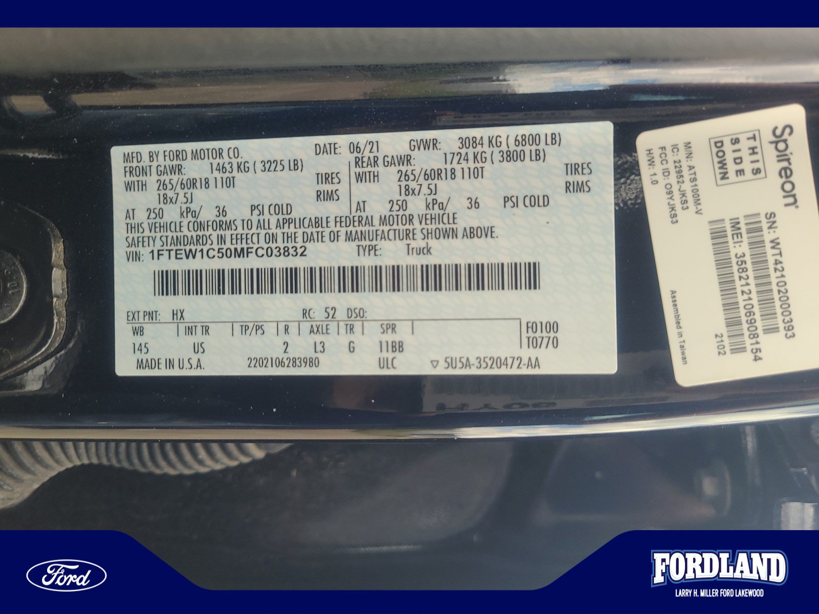 Used 2021 Ford F150 XLT w/ Equipment Group 302A High RWD image 25