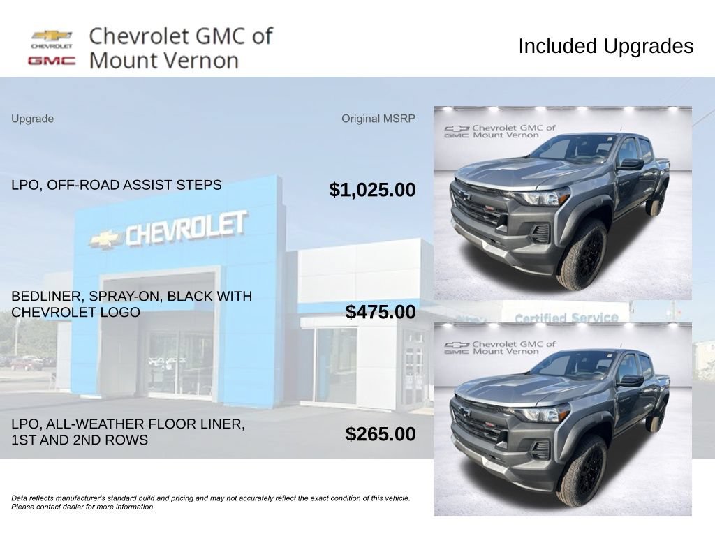 New 2026 Chevrolet Colorado Trail Boss AWD/4WD image 6