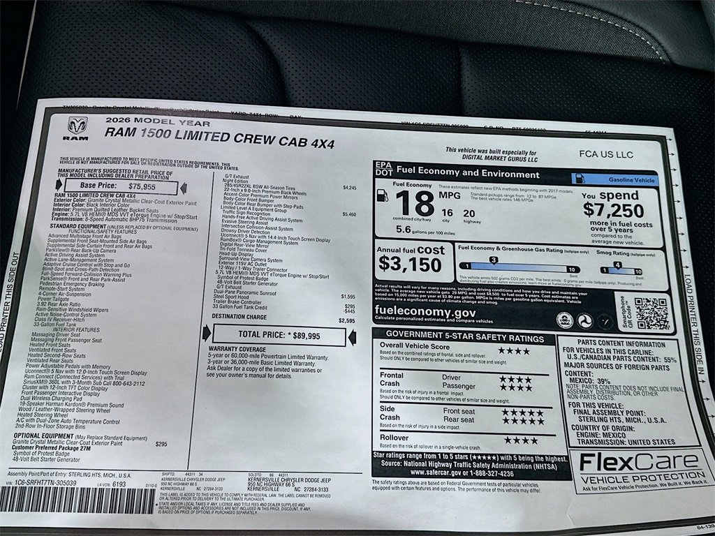 New 2026 RAM 1500 Limited image 21