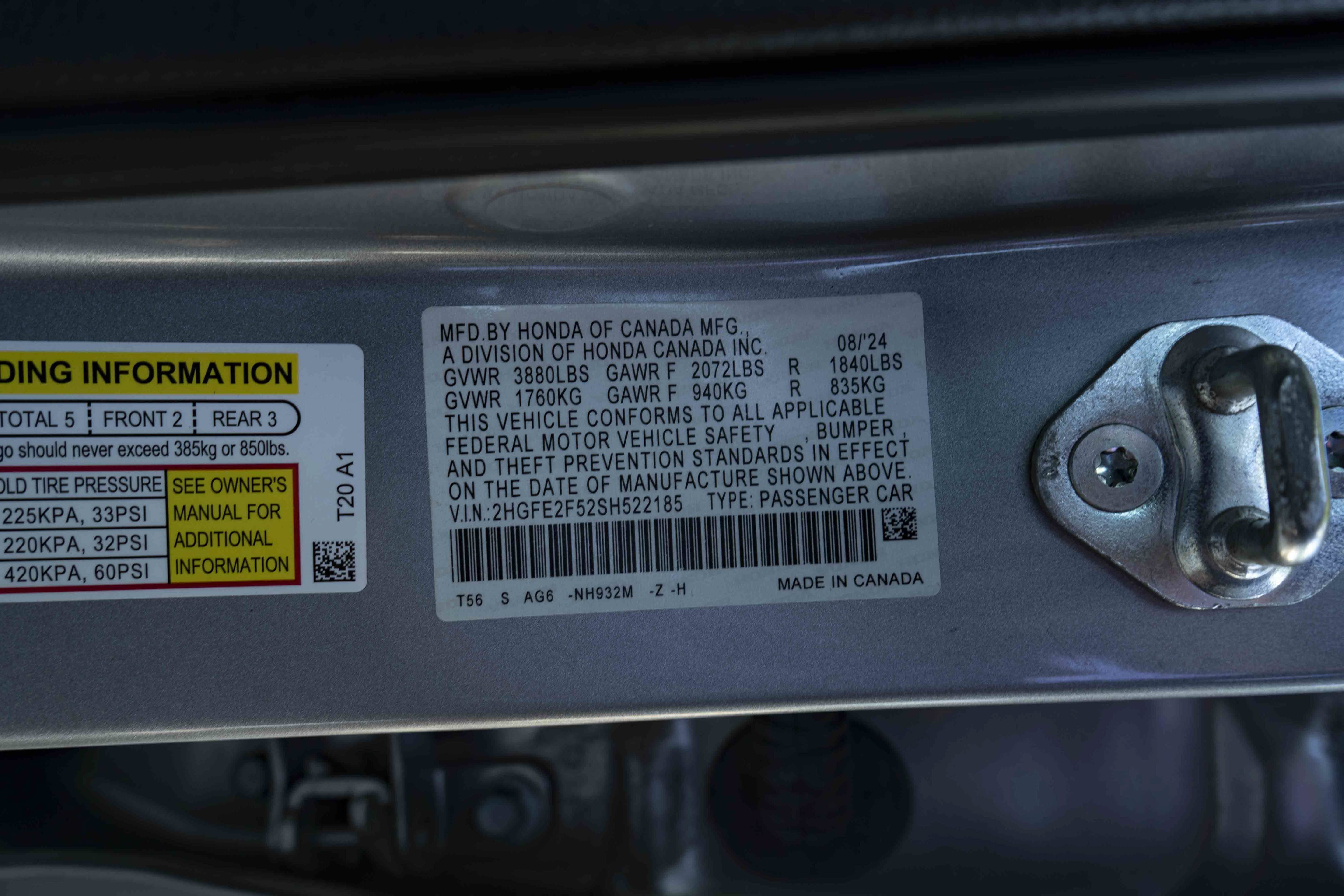 Certified 2025 Honda Civic Sport image 44