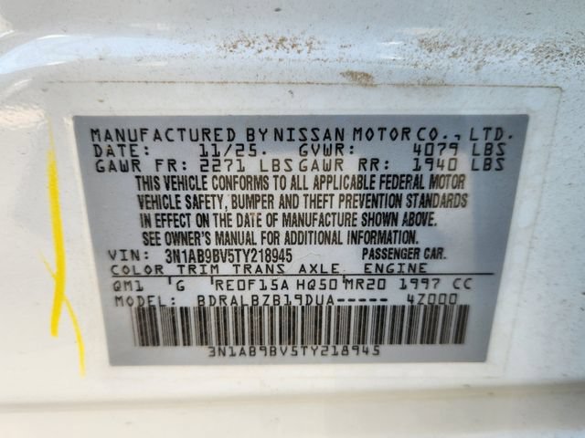 New 2026 Nissan Sentra S w/ Floor Mat Package FWD image 11