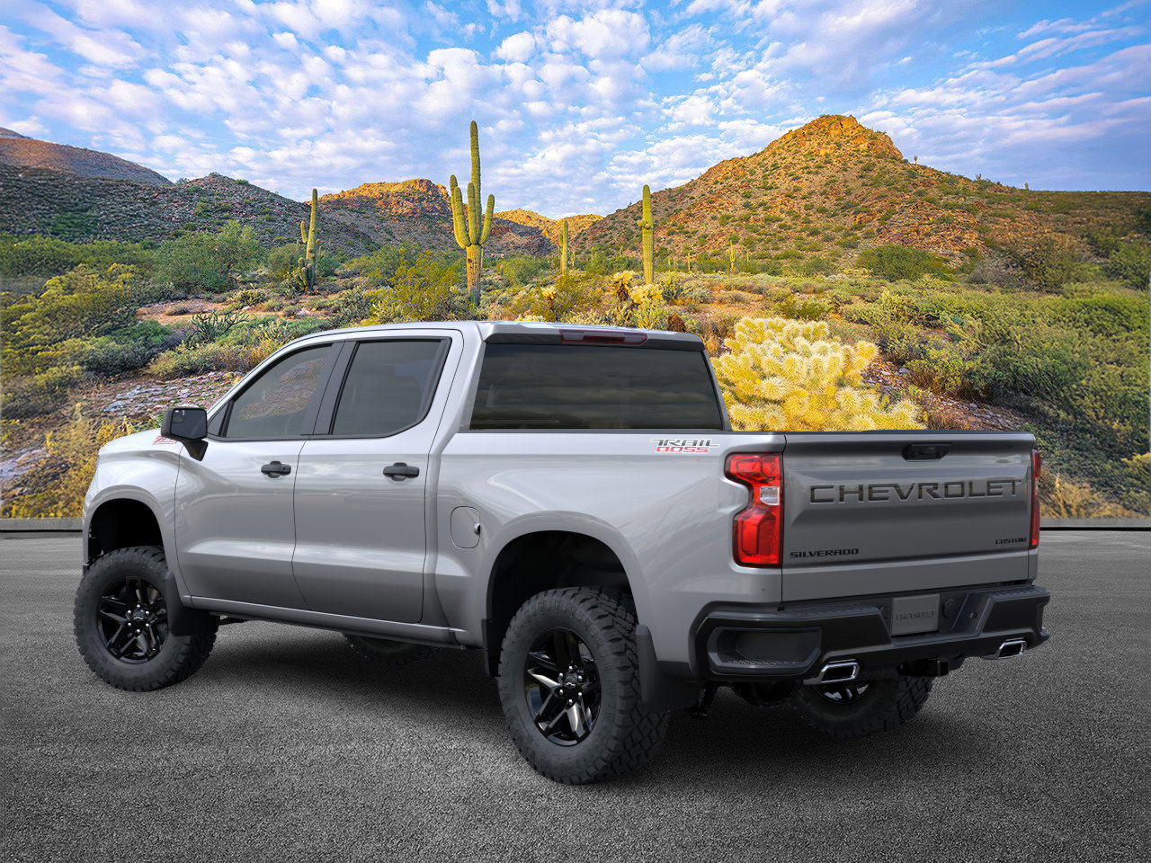 New 2026 Chevrolet Silverado 1500 Custom Trail Boss w/ LPO, Dark Essentials Package image 3
