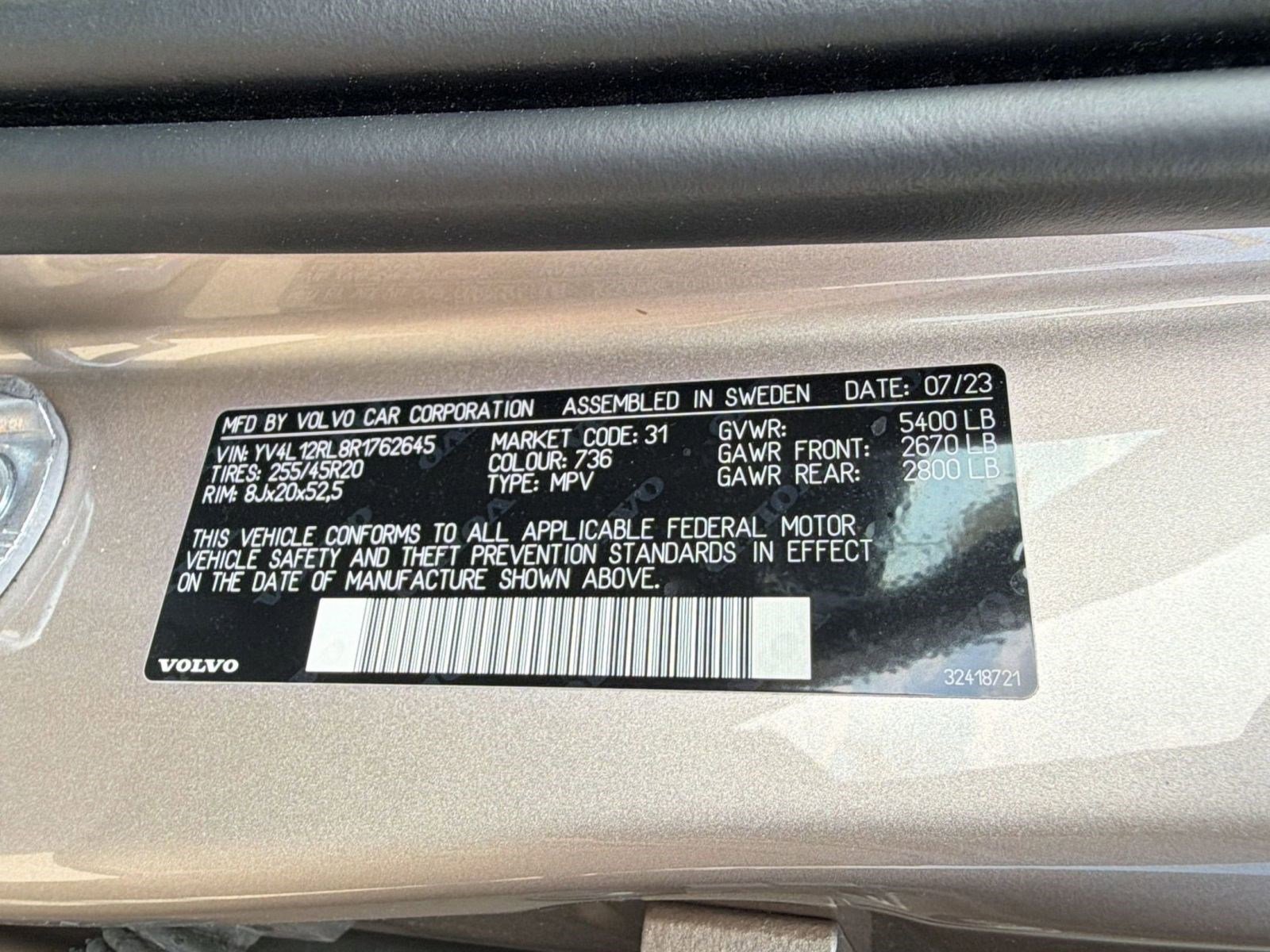 Certified 2024 Volvo XC60 B5 Plus w/ Climate Package AWD/4WD image 21