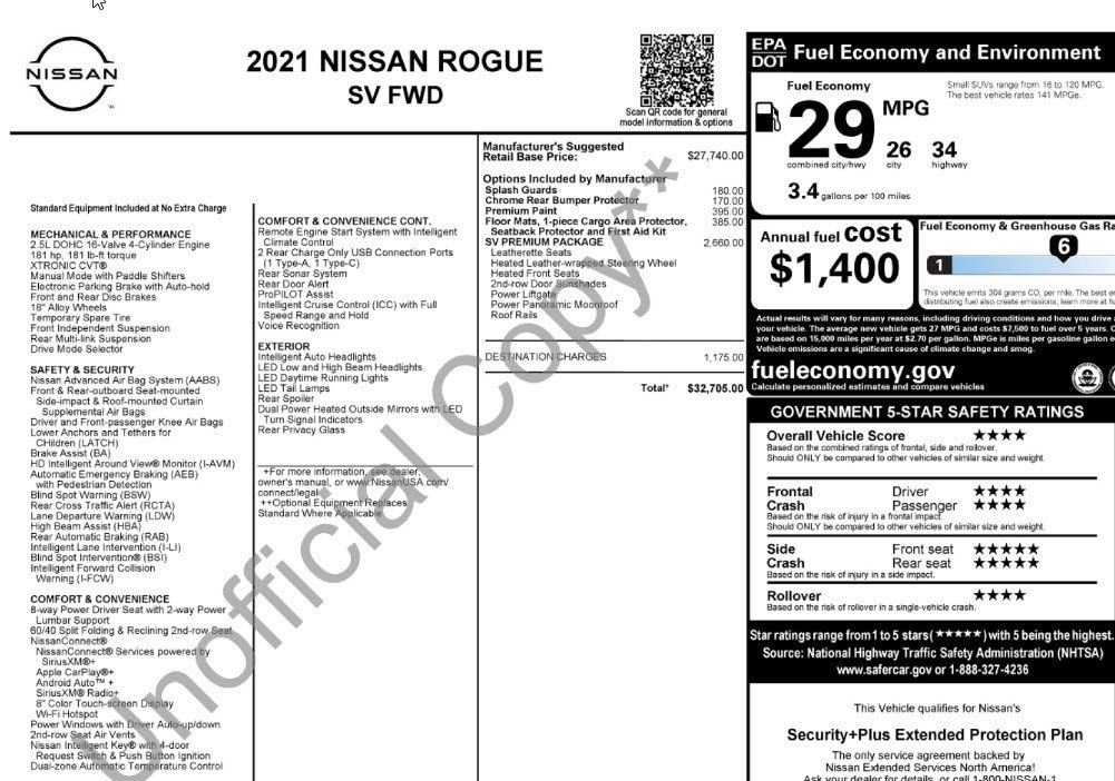 Used 2021 Nissan Rogue SV w/ Premium Package image 11