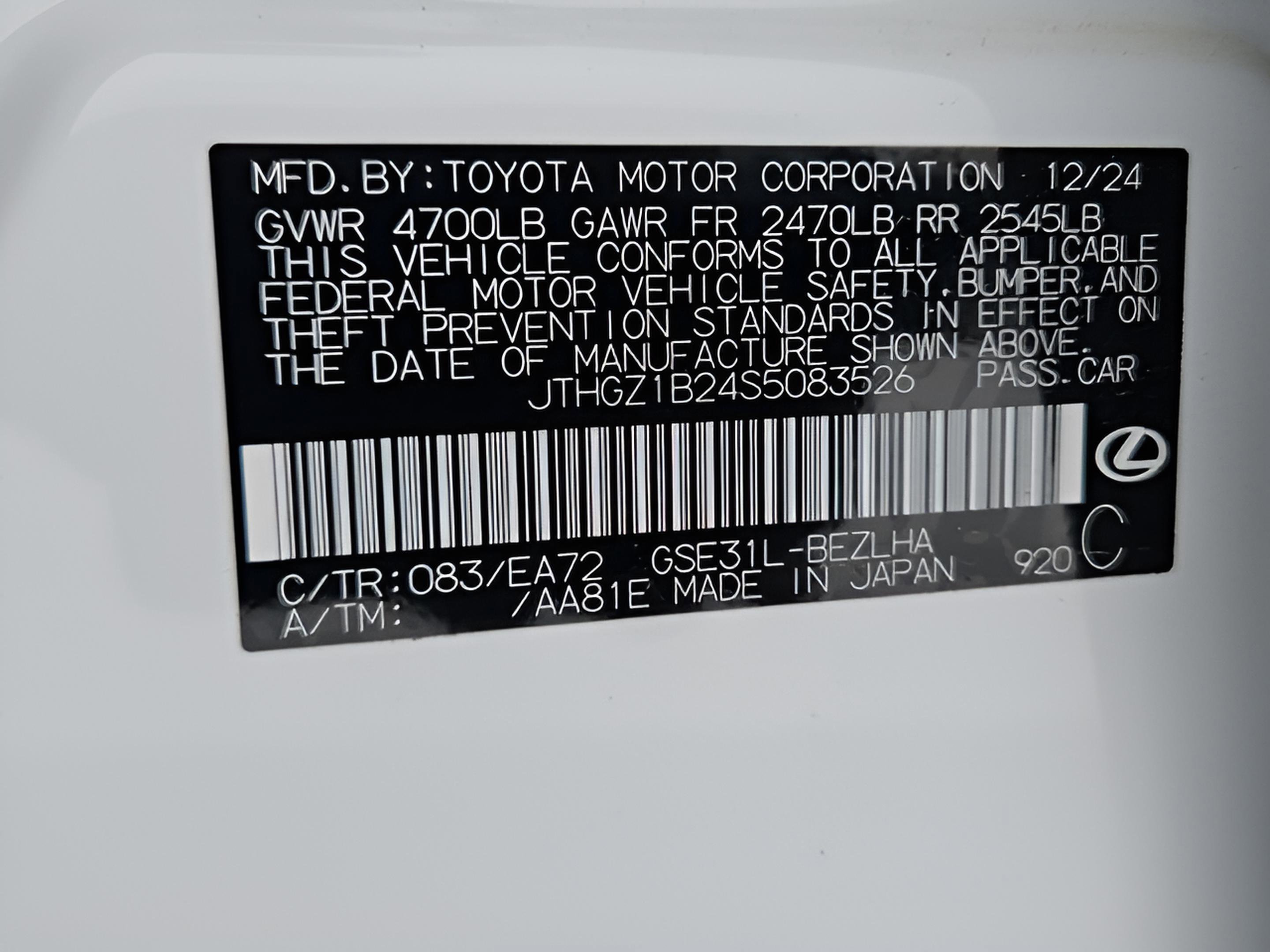 Certified 2025 Lexus IS 350 F Sport w/ Navigation Package image 28