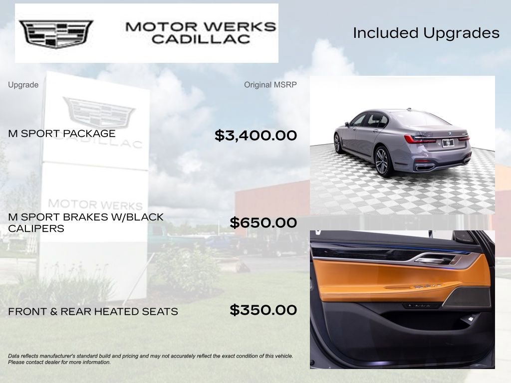 Used 2022 BMW 740i xDrive w/ M Sport Package AWD/4WD image 9