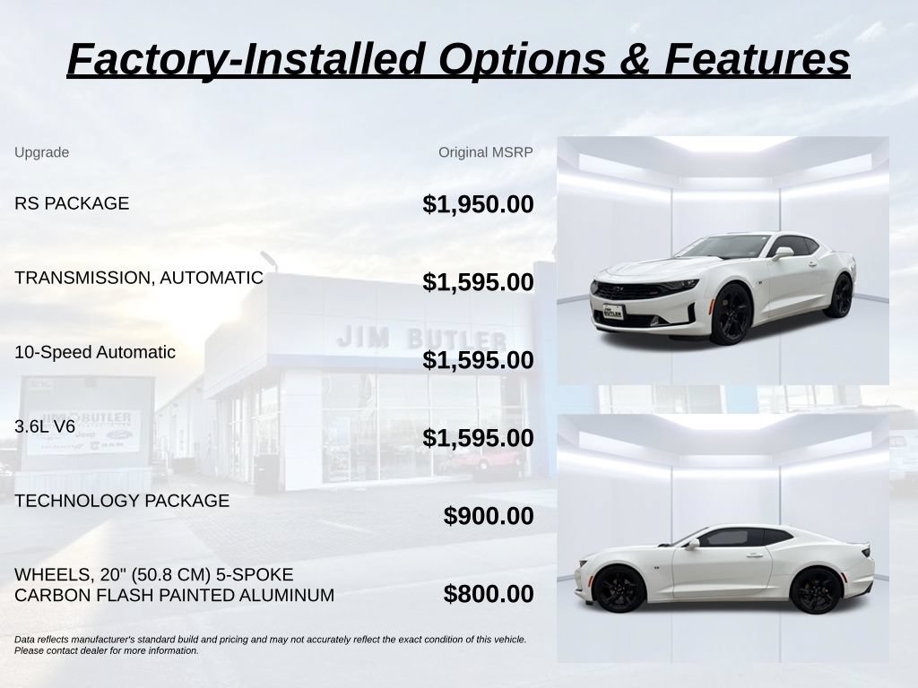 Used 2020 Chevrolet Camaro LT w/ RS Package RWD video 2