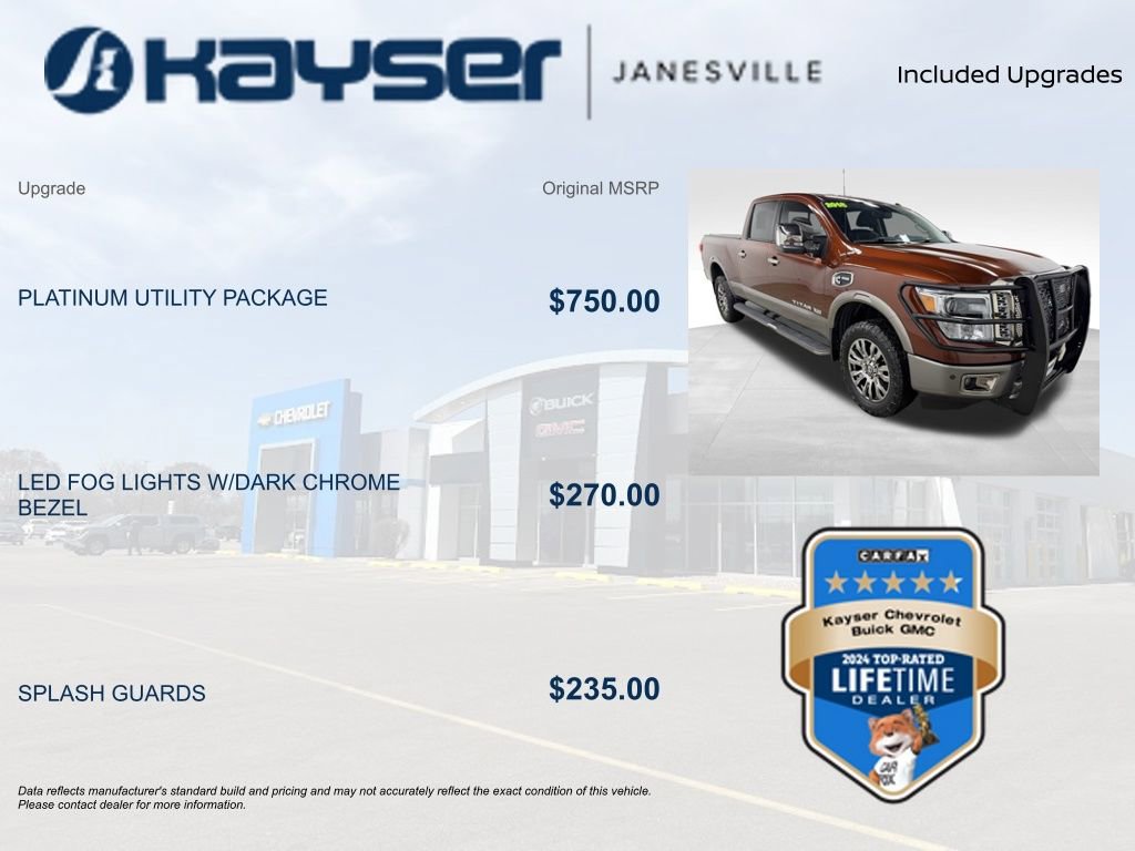 Used 2018 Nissan Titan Platinum Reserve w/ Platinum Utility Package image 2