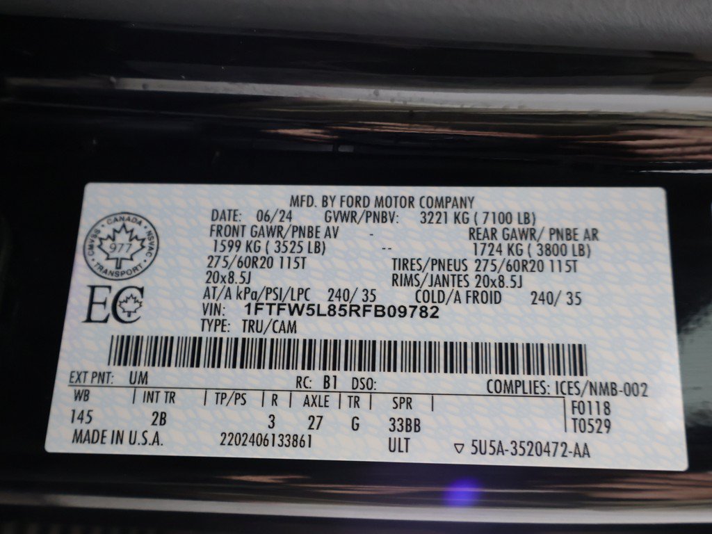 Used 2024 Ford F150 Lariat AWD/4WD image 58