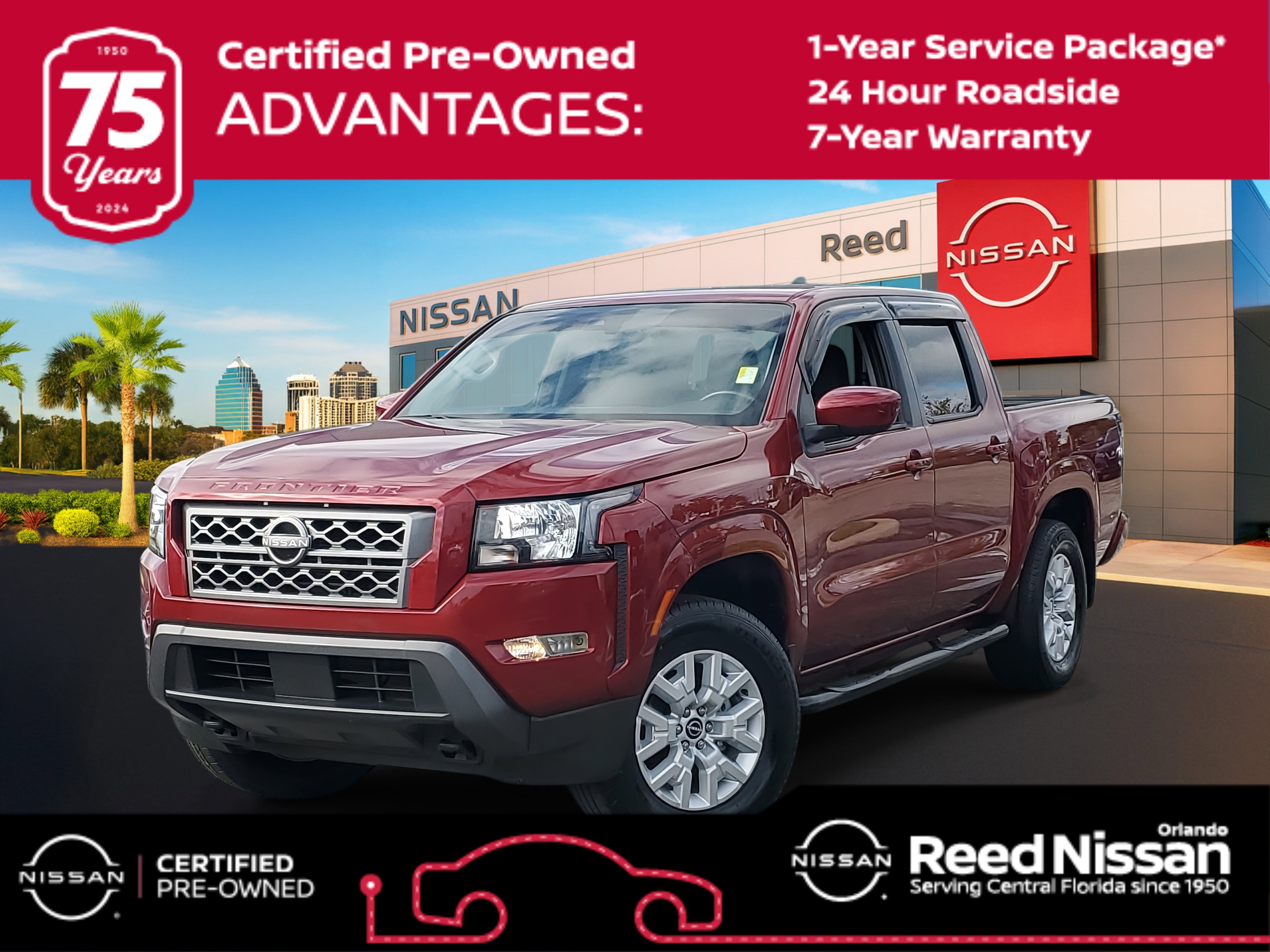 Certified 2022 Nissan Frontier SV