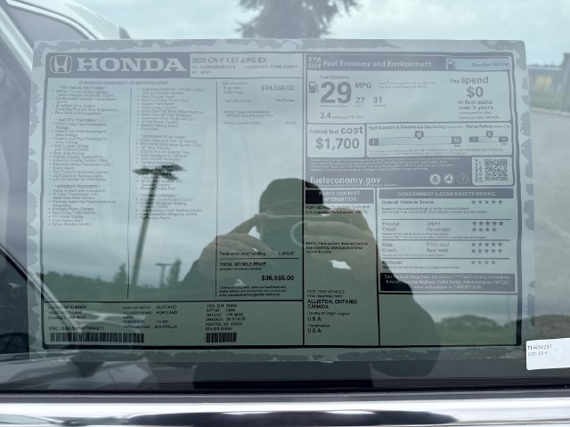 New 2026 Honda CR-V EX image 33