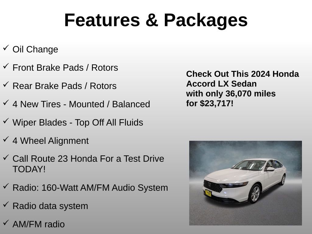 Certified 2024 Honda Accord LX image 4
