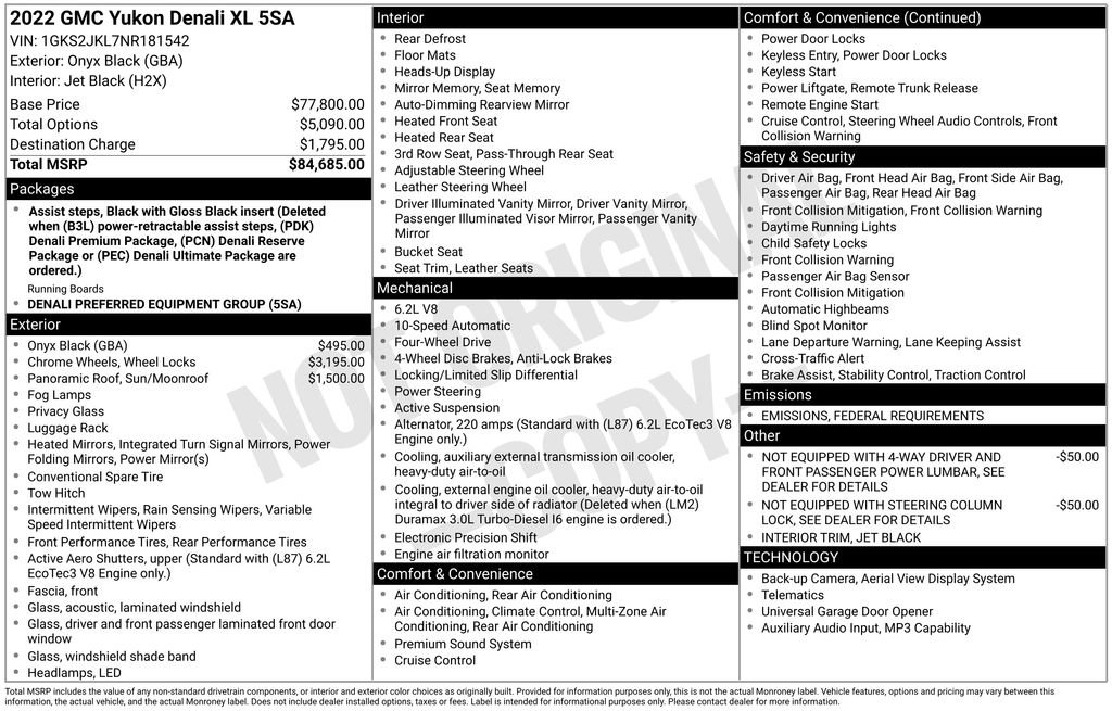 Used 2022 GMC Yukon XL Denali image 7