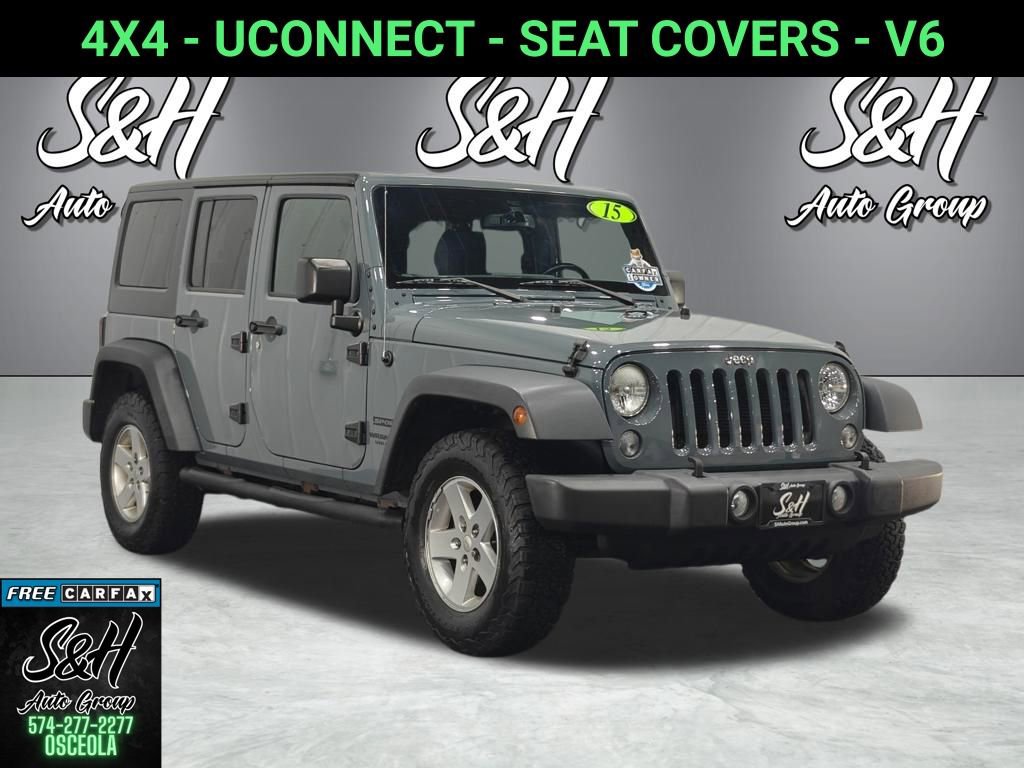 Used 2015 Jeep Wrangler Unlimited Sport w/ Quick Order Package 24S image 1