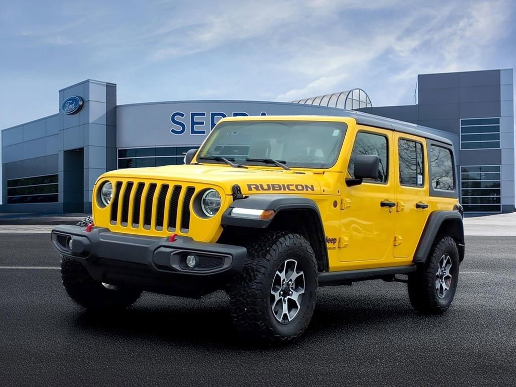 Used 2021 Jeep Wrangler Unlimited Rubicon w/ LED Lighting Group AWD/4WD image 1