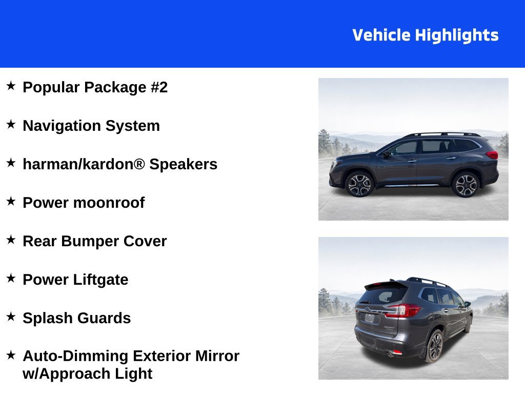 Used 2024 Subaru Ascent Touring w/ Popular Package #2 AWD/4WD image 4