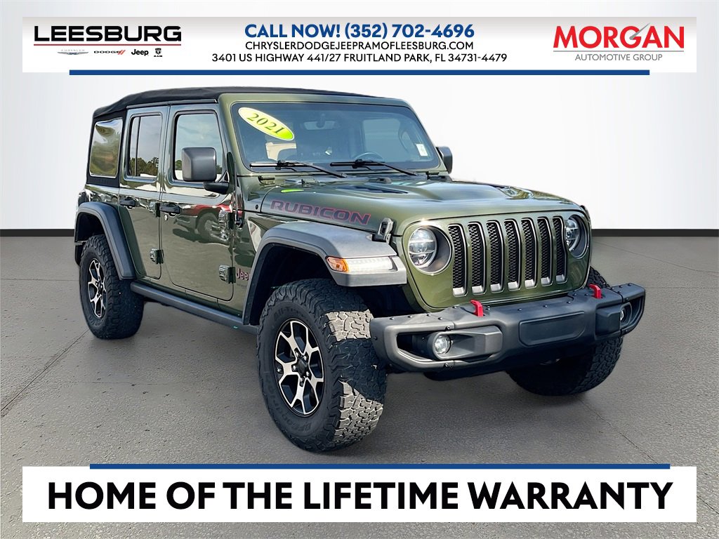 Certified 2021 Jeep Wrangler Unlimited Rubicon