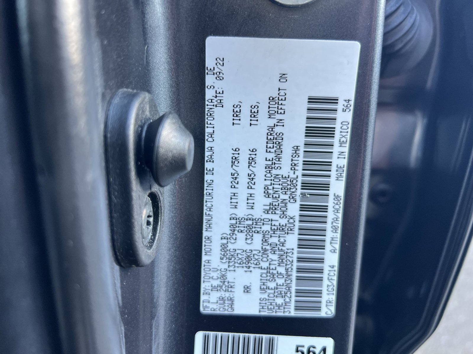 Used 2022 Toyota Tacoma SR5 image 28