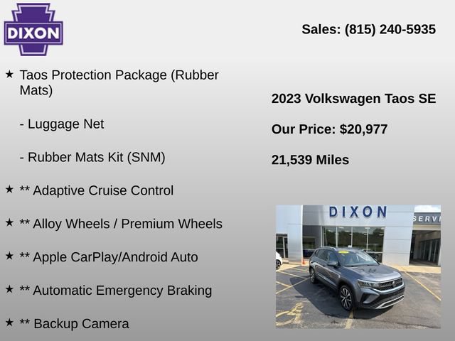 Used 2023 Volkswagen Taos SE FWD image 4