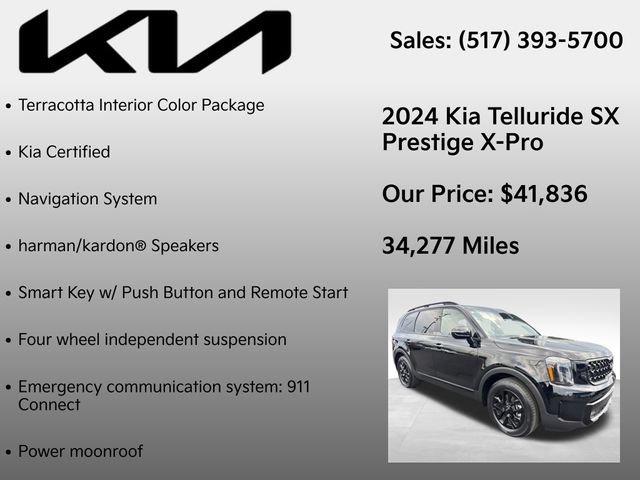 Used 2024 Kia Telluride SX Prestige X-Pro AWD/4WD image 7