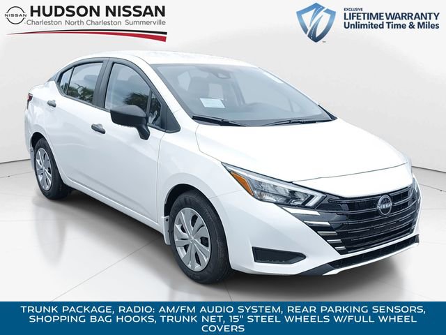 New 2025 Nissan Versa S w/ Trunk Package