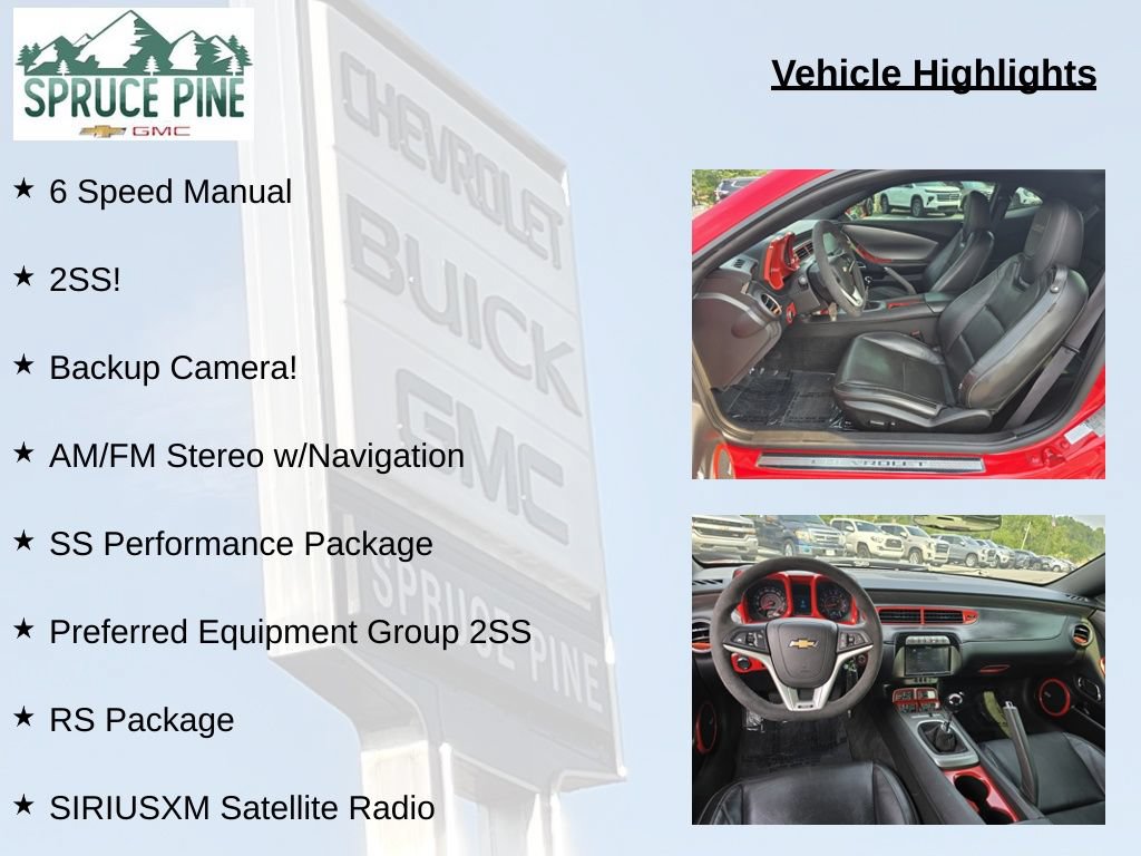 Certified 2013 Chevrolet Camaro SS w/ SS Performance Package RWD image 8