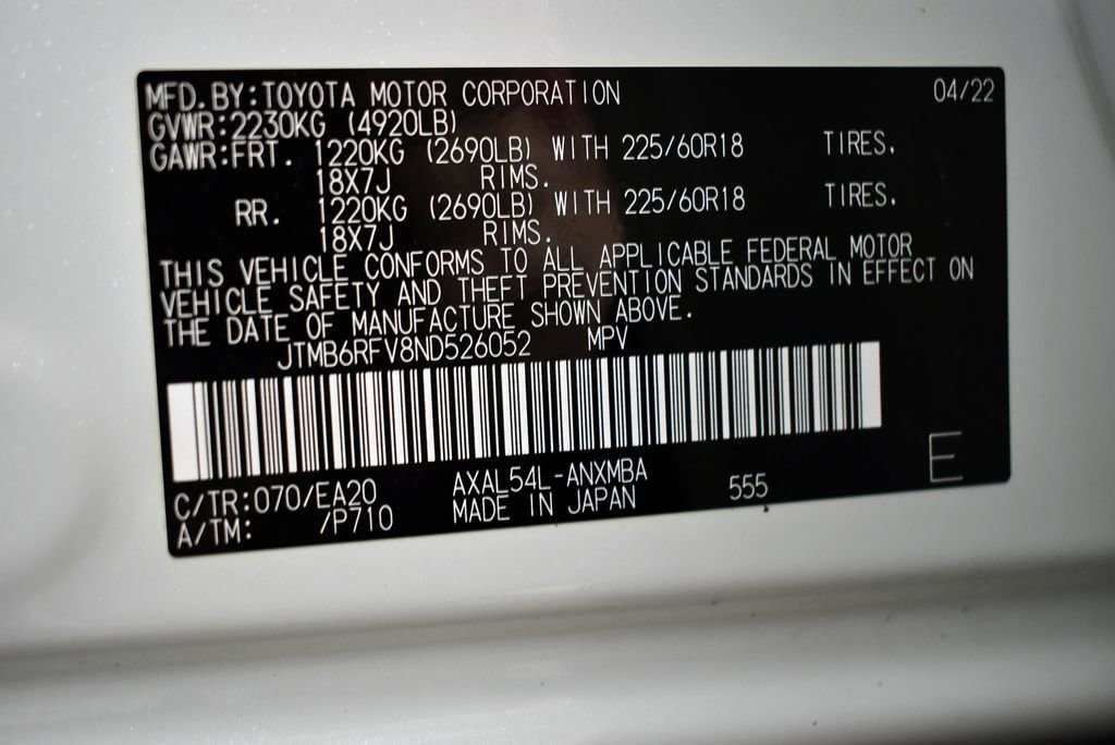 Certified 2022 Toyota RAV4 XLE Premium image 13