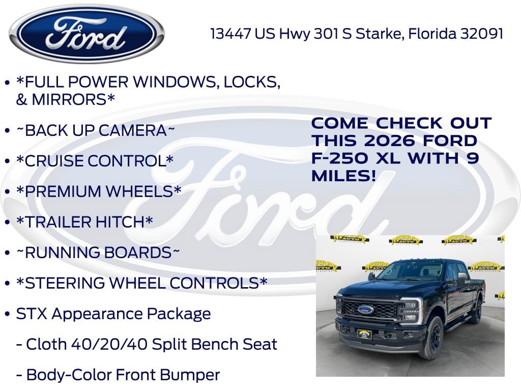 New 2026 Ford F250 XL w/ STX Appearance Package image 10
