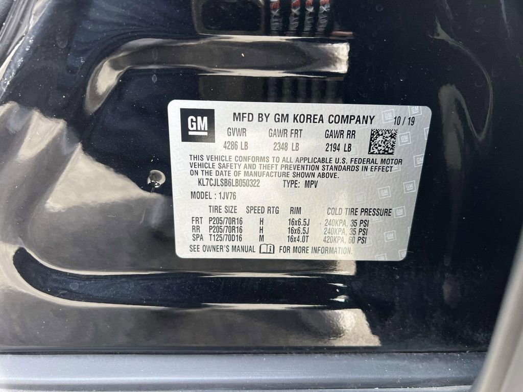 Used 2020 Chevrolet Trax LT w/ LT Convenience Package FWD image 18