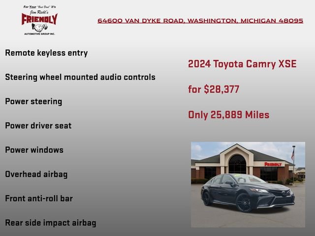 Used 2024 Toyota Camry XSE image 5