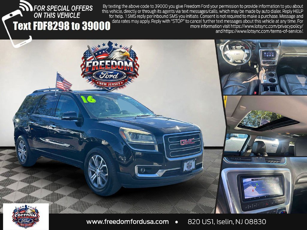 Used 2016 GMC Acadia SLT w/ Open Road Package AWD/4WD image 1