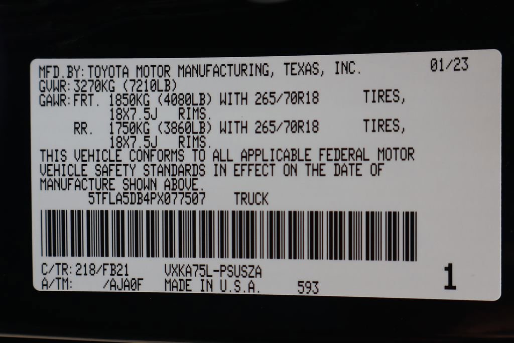 Used 2023 Toyota Tundra SR5 w/ TRD Off-Road Package image 52