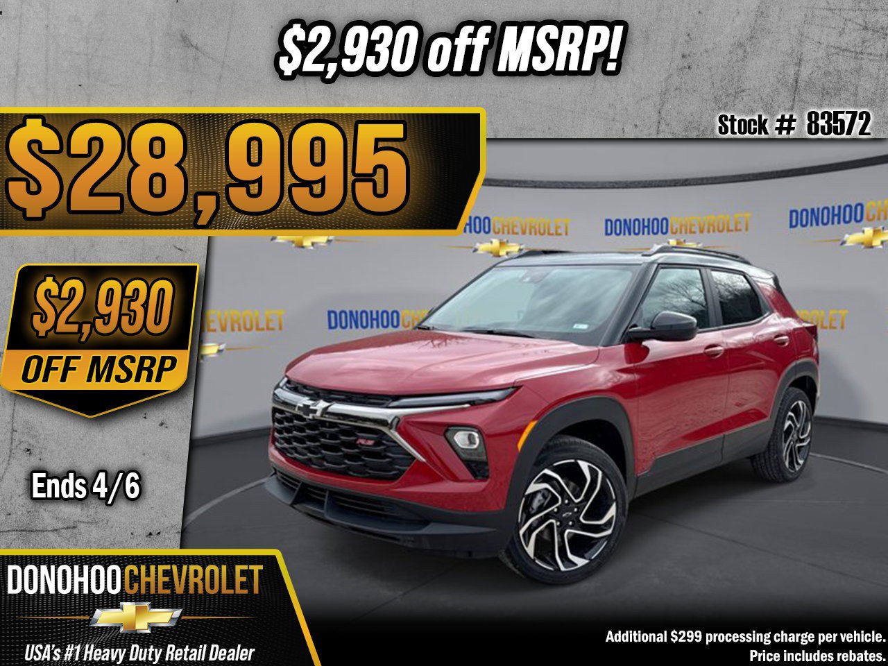 New 2026 Chevrolet TrailBlazer RS w/ Driver Confidence Package image 1