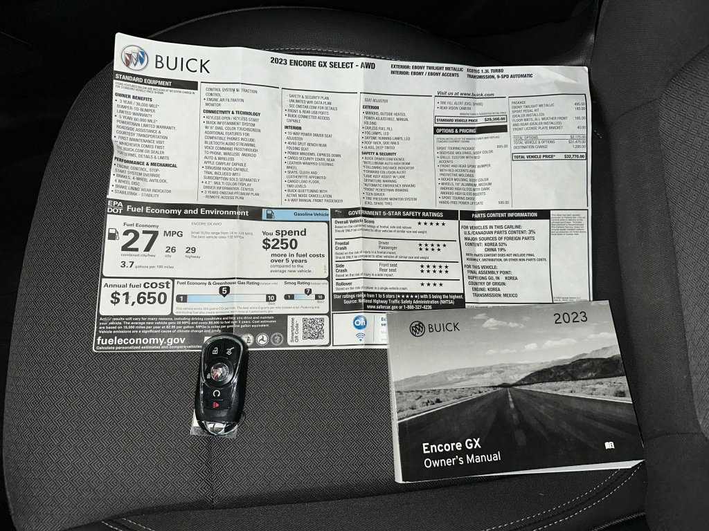 Certified 2023 Buick Encore GX Select w/ Sport Touring Package image 4