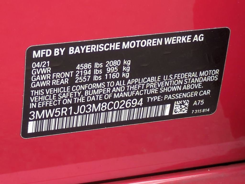 Used 2021 BMW 330i Sedan w/ Premium Package image 32