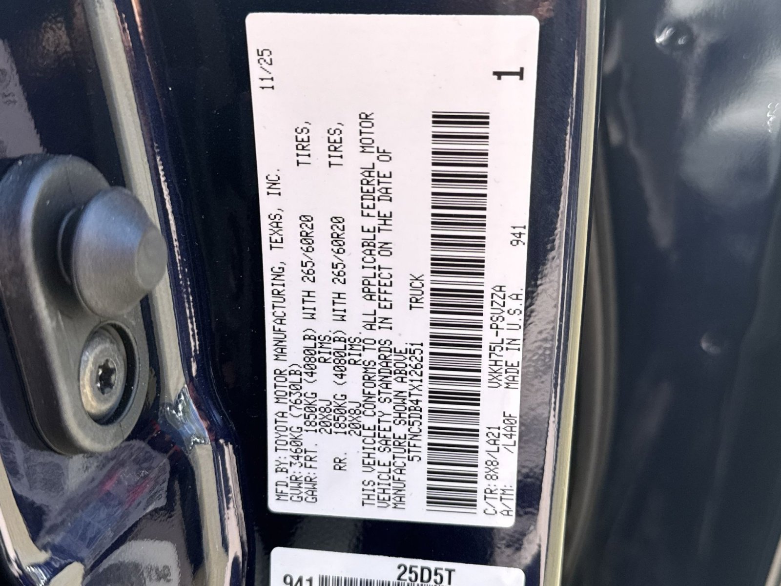 New 2026 Toyota Tundra Platinum AWD/4WD image 29