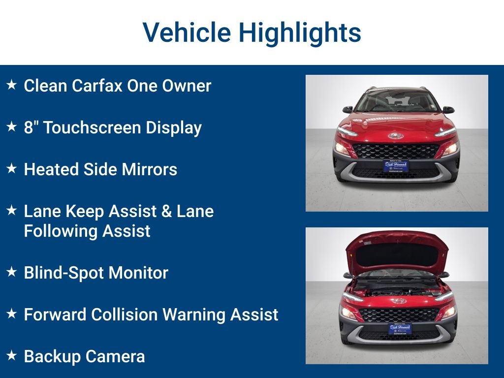 Used 2022 Hyundai Kona SEL w/ Cargo Package AWD/4WD image 3