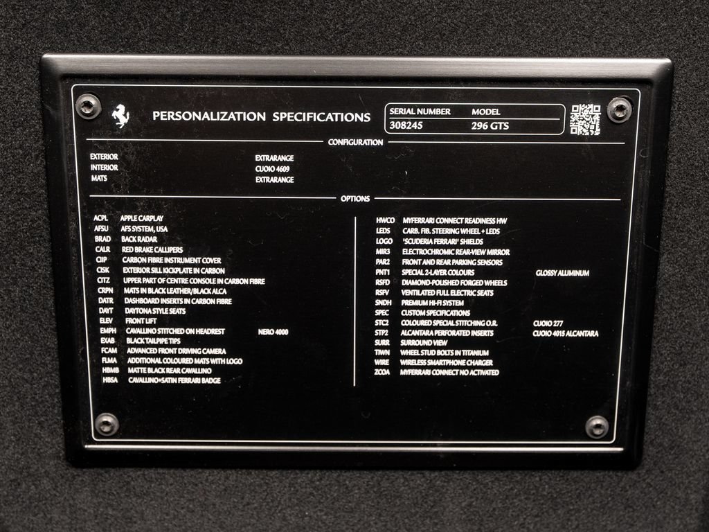 Certified 2024 Ferrari 296 GTS RWD image 28