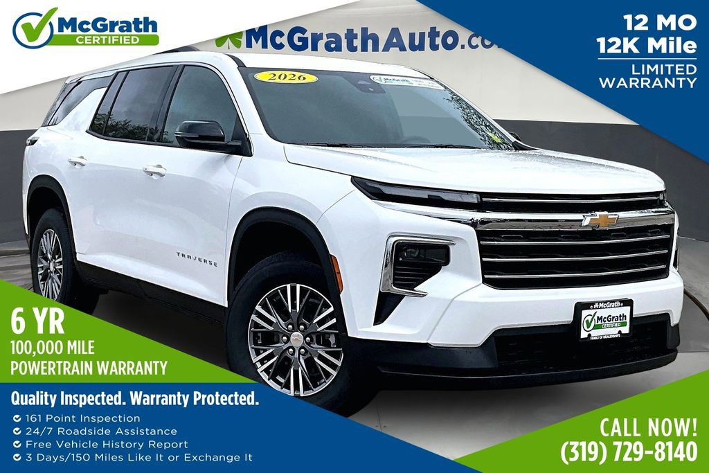 Used 2026 Chevrolet Traverse LT