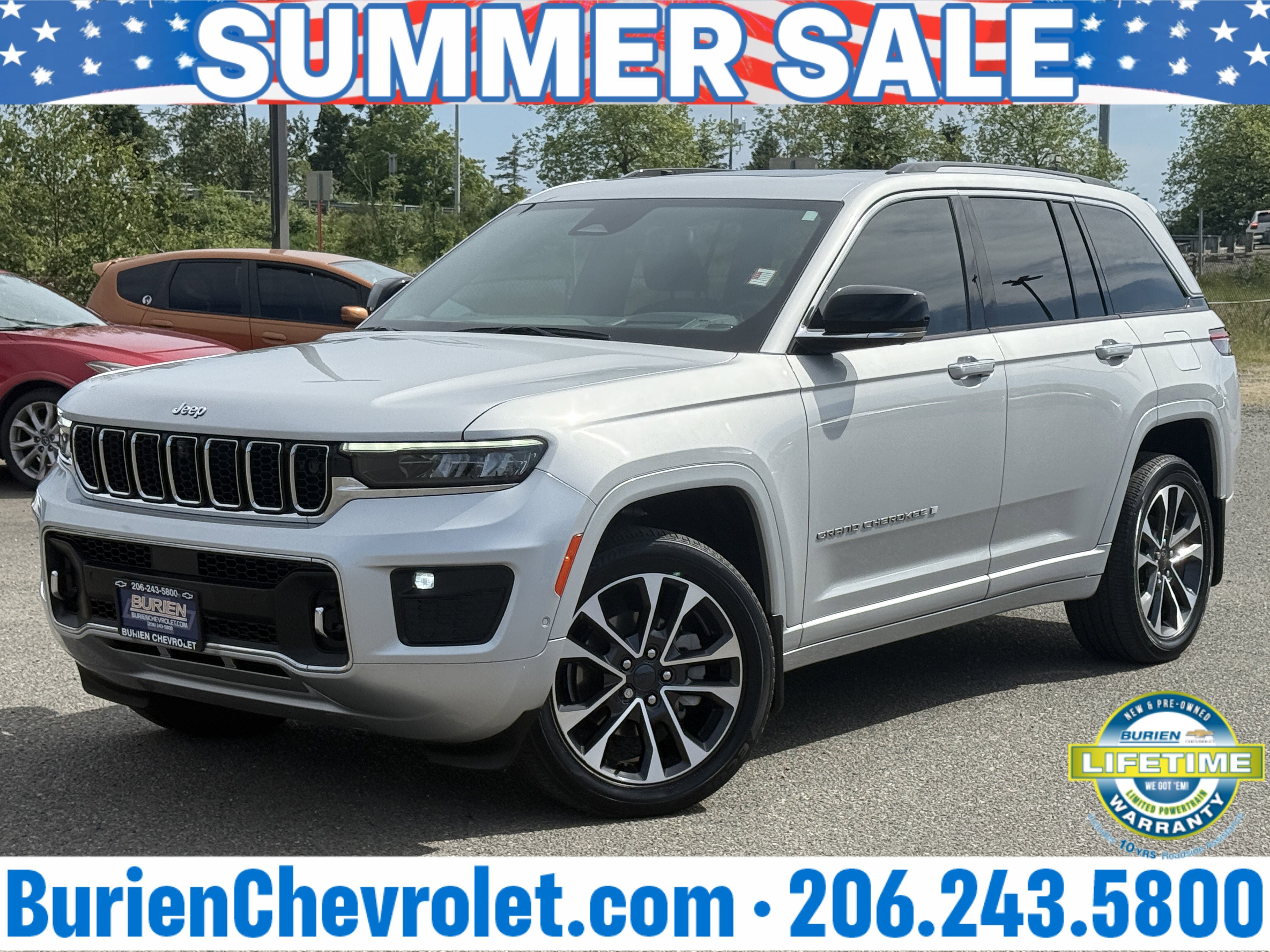 Used 2022 Jeep Grand Cherokee Overland w/ Adv Protech Group III AWD/4WD image 1